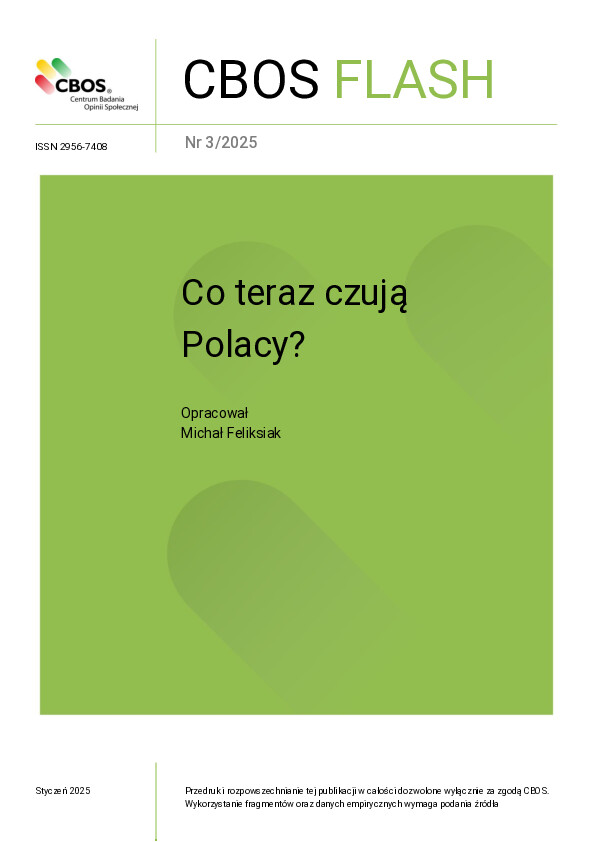 Okładka CBOS Flash nr 3/2025