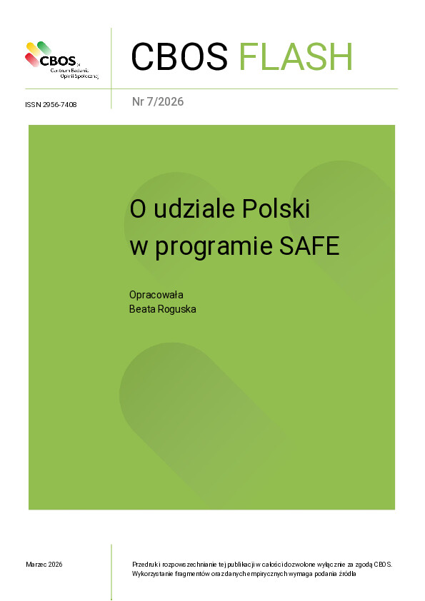 Okładka CBOS Flash nr 7/2026