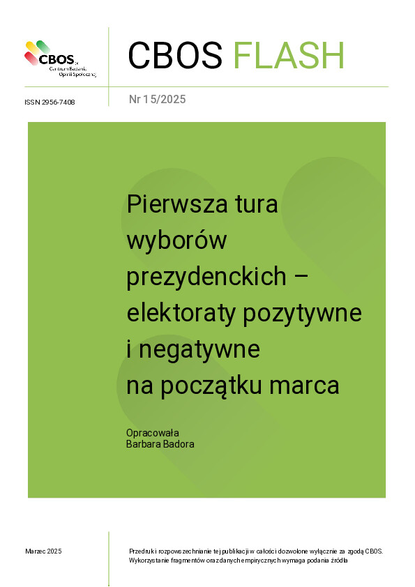 Okładka CBOS Flash nr 15/2025
