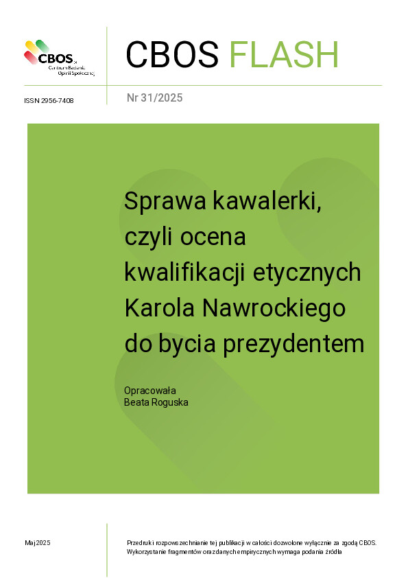 Okładka CBOS Flash nr 31/2025