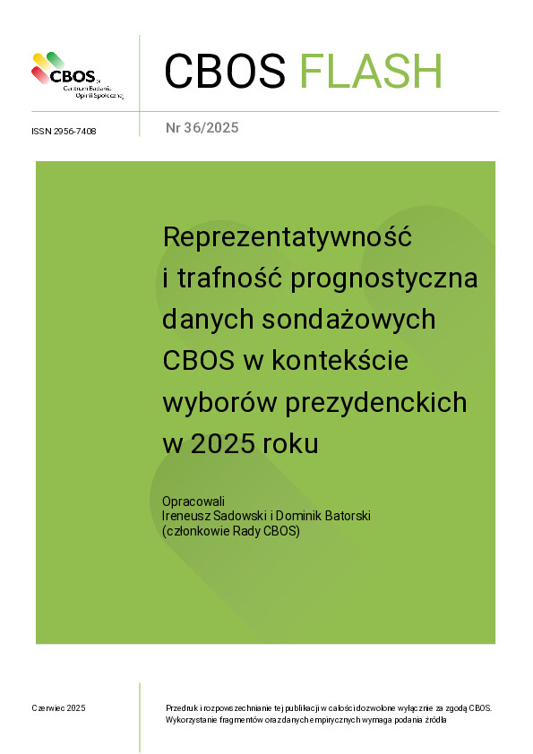 Okładka CBOS Flash nr 36/2025