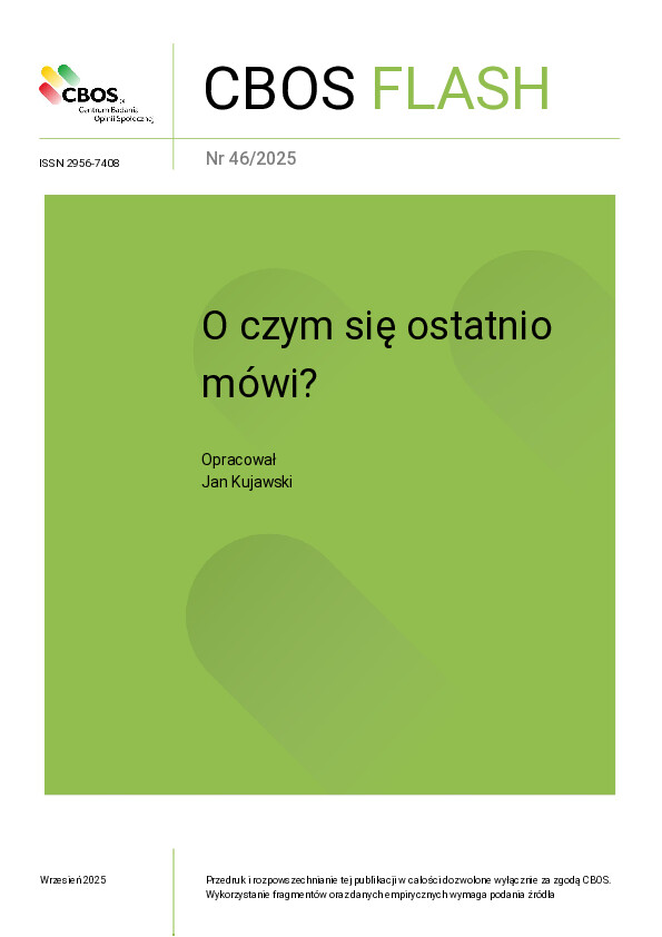 Okładka CBOS Flash nr 46/2025