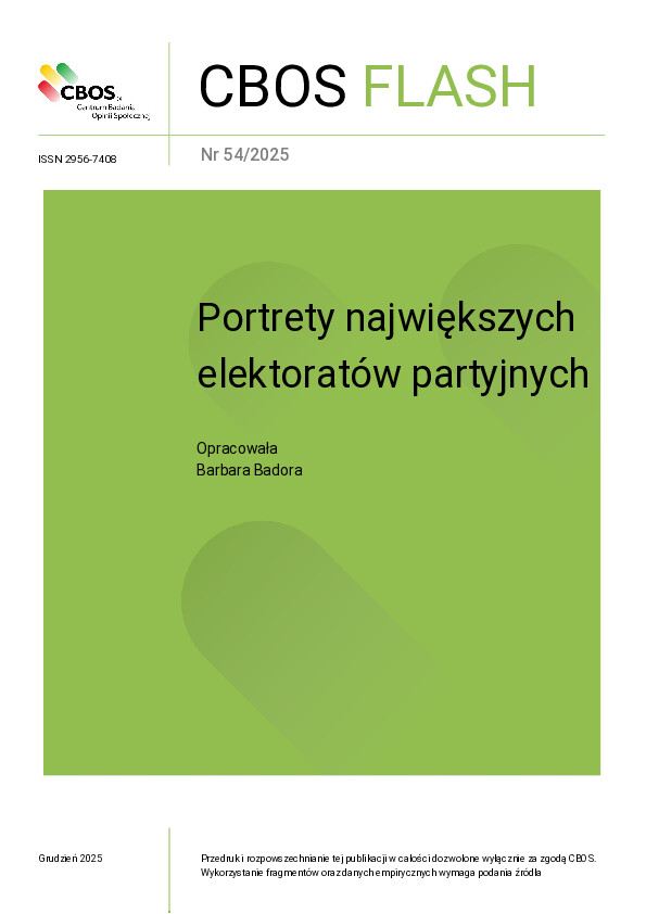 Okładka CBOS Flash nr 54/2025