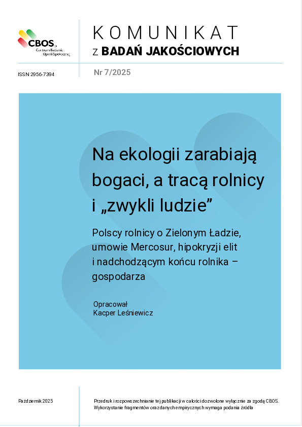 Okładka CBOS Fokus nr 7/2025