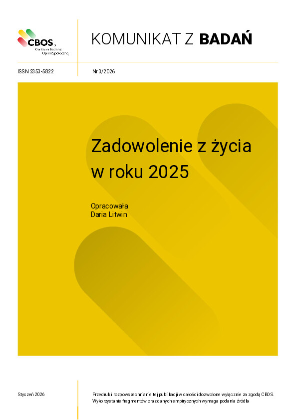 Okładka komunikatu Nr 3/2026