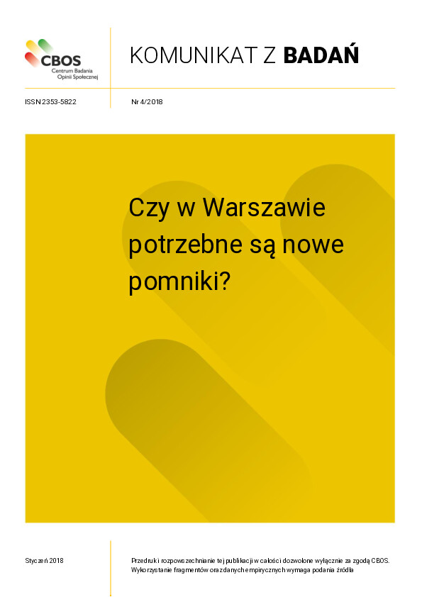 Okładka komunikatu Nr 4/2018