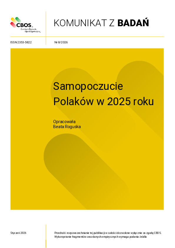 Okładka komunikatu Nr 8/2026