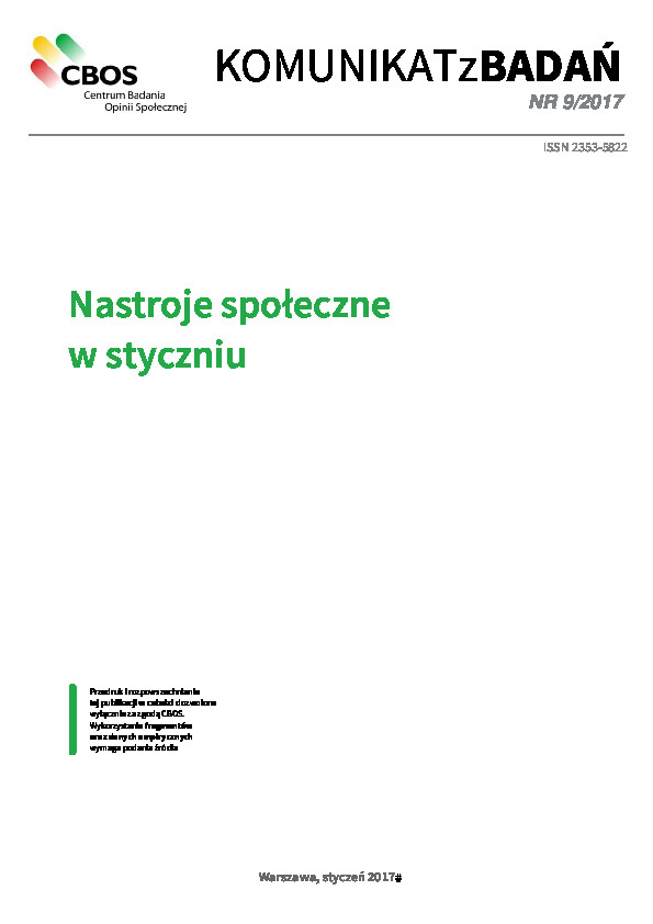 Okładka komunikatu Nr 9/2017