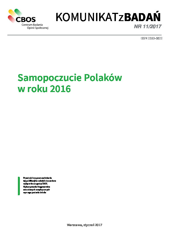 Okładka komunikatu Nr 11/2017
