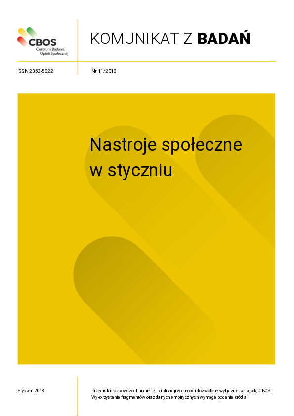 Okładka komunikatu Nr 11/2018