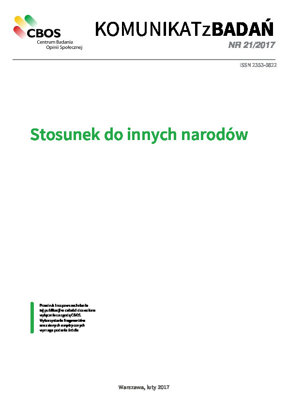 Okładka komunikatu Nr 21/2017