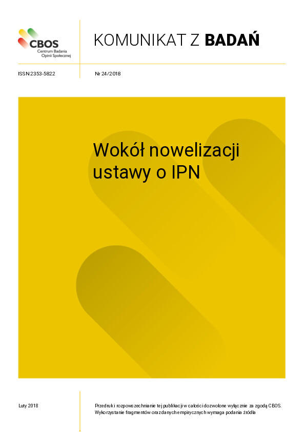 Okładka komunikatu Nr 24/2018