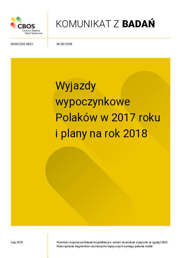 Okładka komunikatu Nr 28/2018