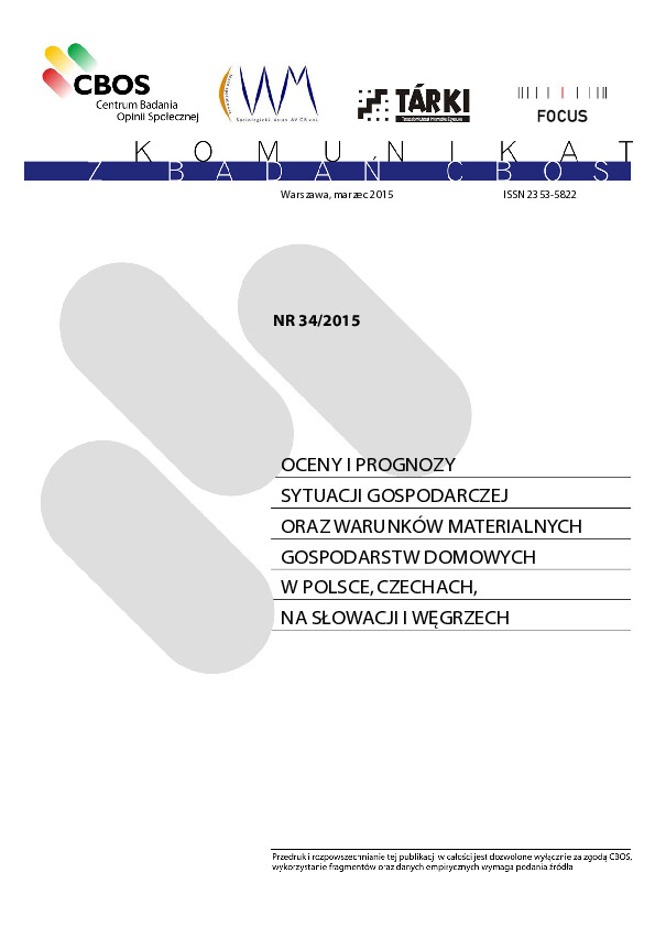 Okładka komunikatu Nr 34/2015