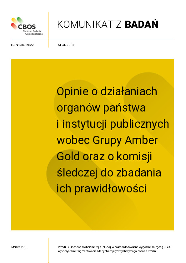 Okładka komunikatu Nr 34/2018