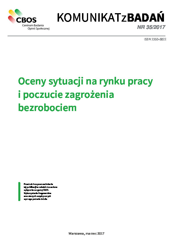 Okładka komunikatu Nr 35/2017