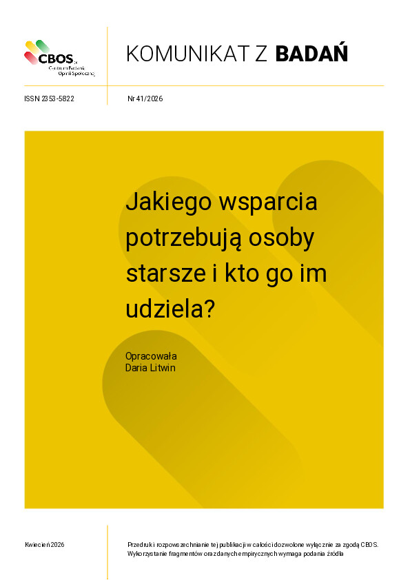 Okładka komunikatu Nr 41/2026