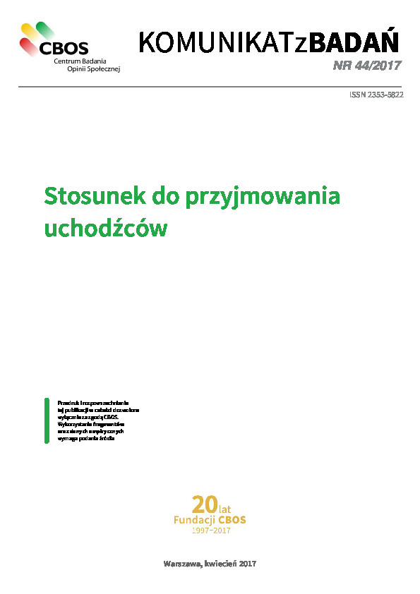 Okładka komunikatu Nr 44/2017