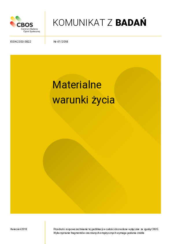 Okładka komunikatu Nr 47/2018