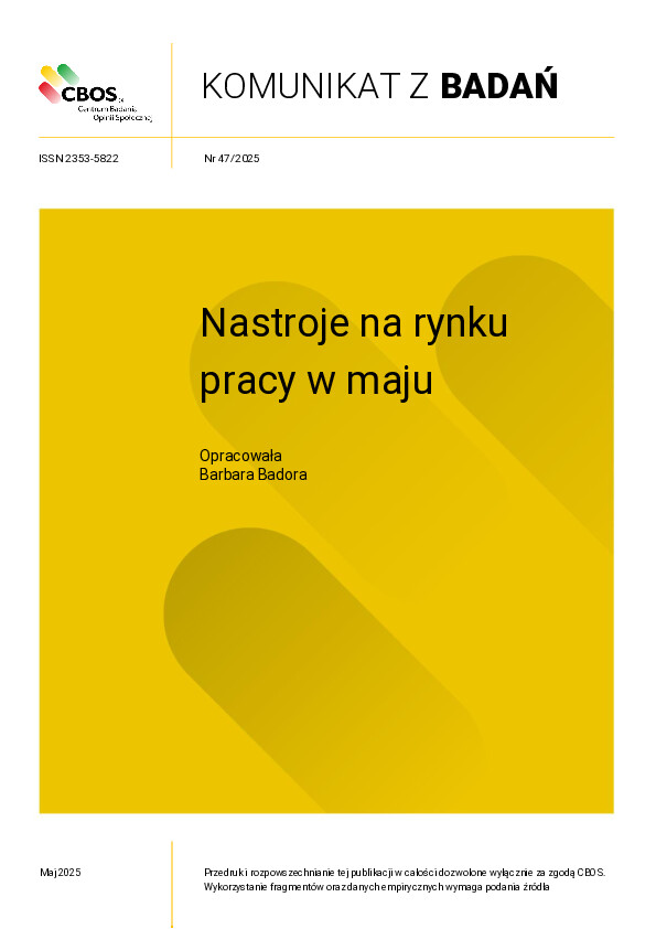 Okładka komunikatu Nr 47/2025