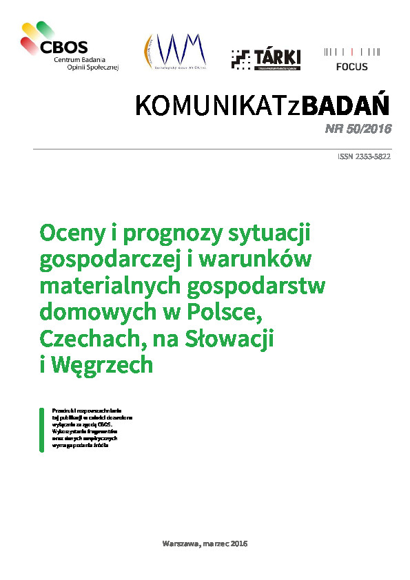 Okładka komunikatu Nr 50/2016