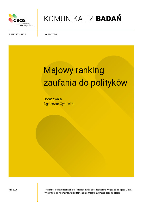 Okładka komunikatu Nr 54/2026
