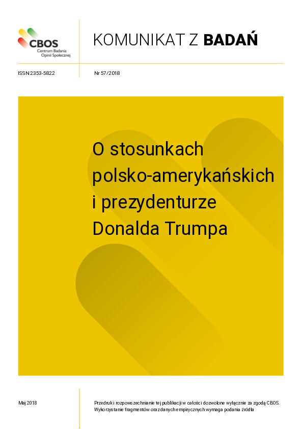 Okładka komunikatu Nr 57/2018