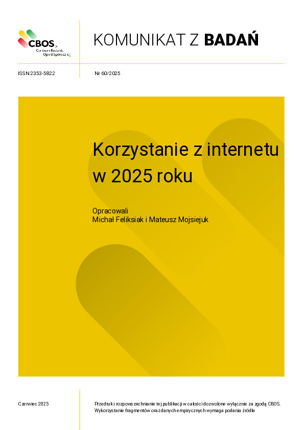 Okładka komunikatu Nr 60/2025