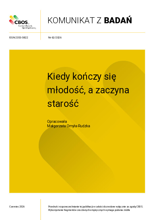 Okładka komunikatu Nr 62/2026