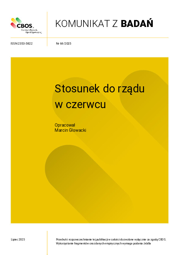Okładka komunikatu Nr 64/2025