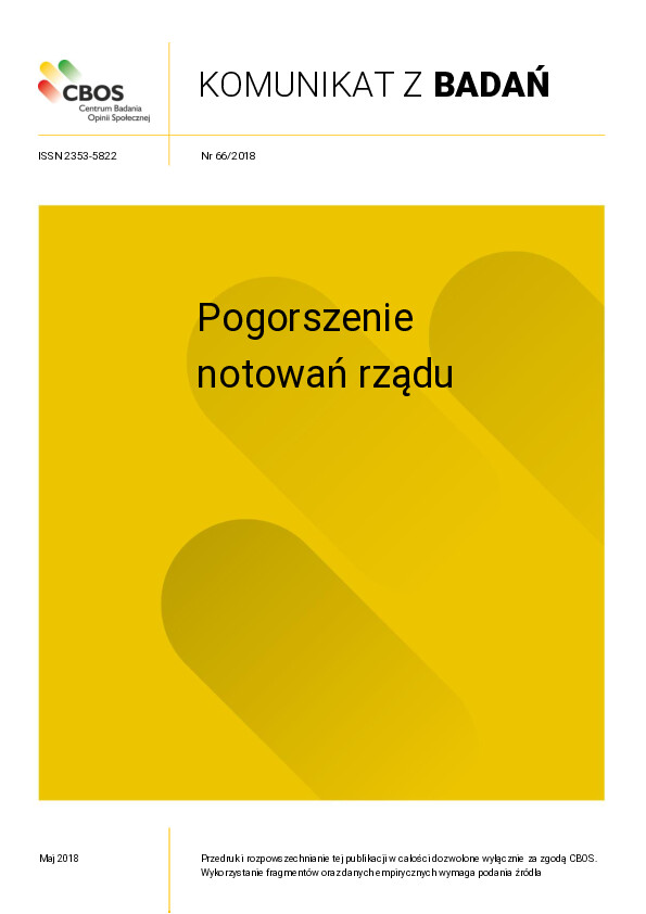 Okładka komunikatu Nr 66/2018