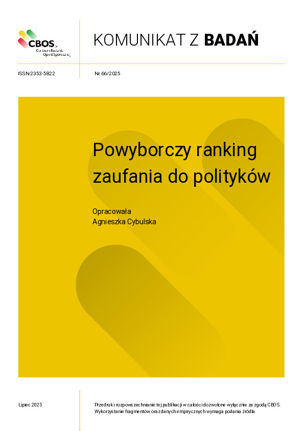 Okładka komunikatu Nr 66/2025