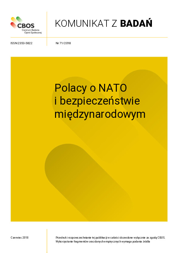 Okładka komunikatu Nr 71/2018