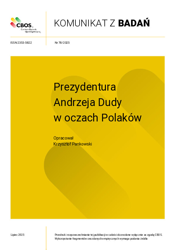 Okładka komunikatu Nr 78/2025