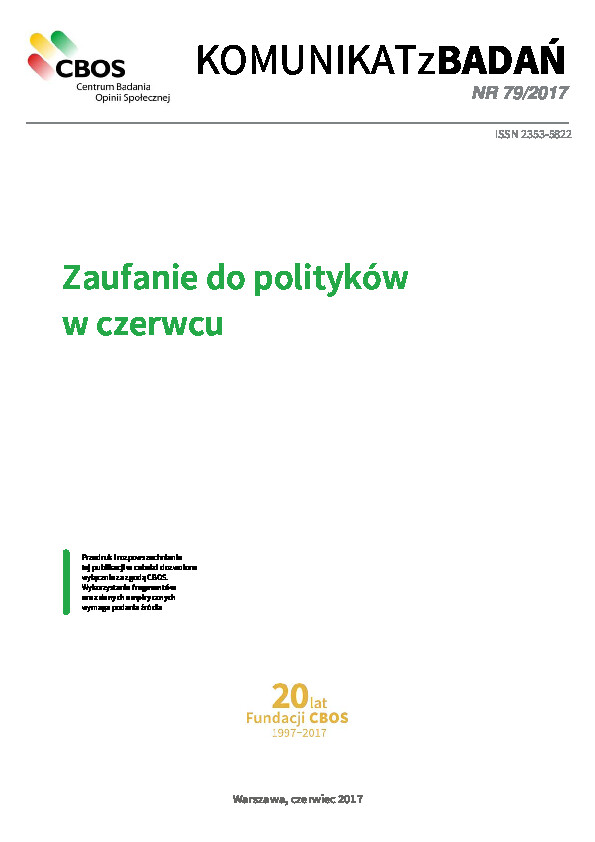 Okładka komunikatu Nr 79/2017