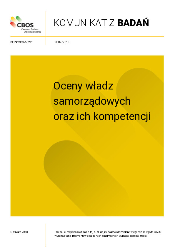 Okładka komunikatu Nr 82/2018