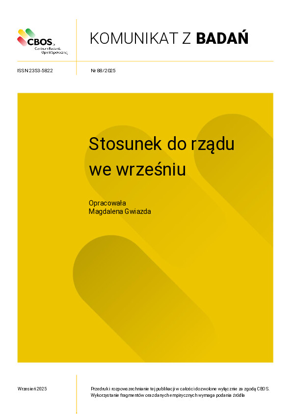Okładka komunikatu Nr 88/2025