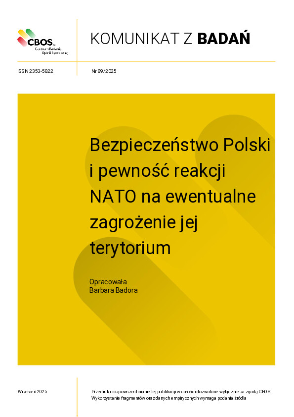 Okładka komunikatu Nr 89/2025