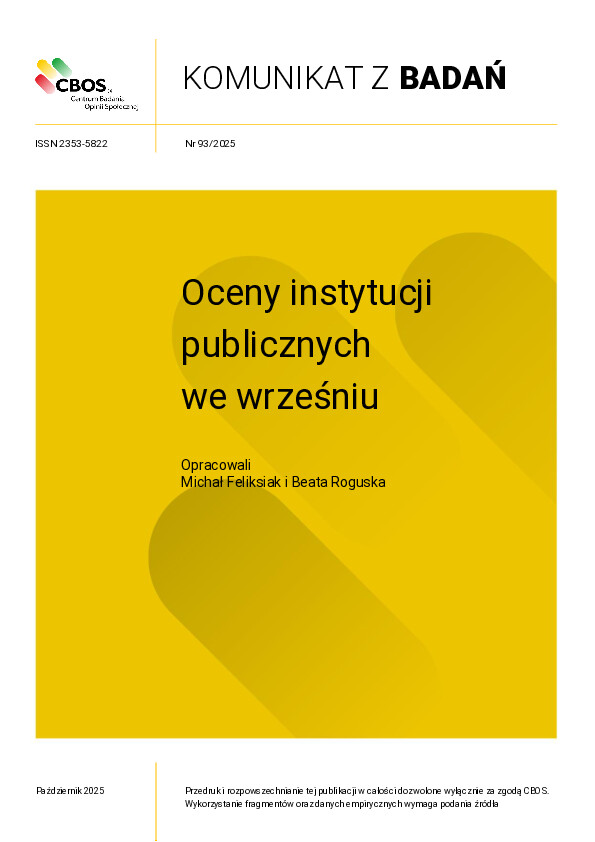 Okładka komunikatu Nr 93/2025
