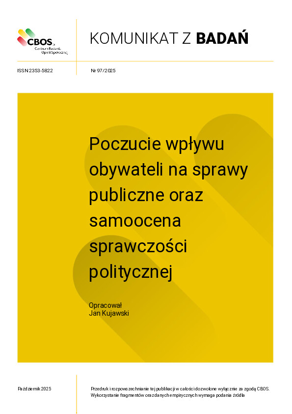 Okładka komunikatu Nr 97/2025