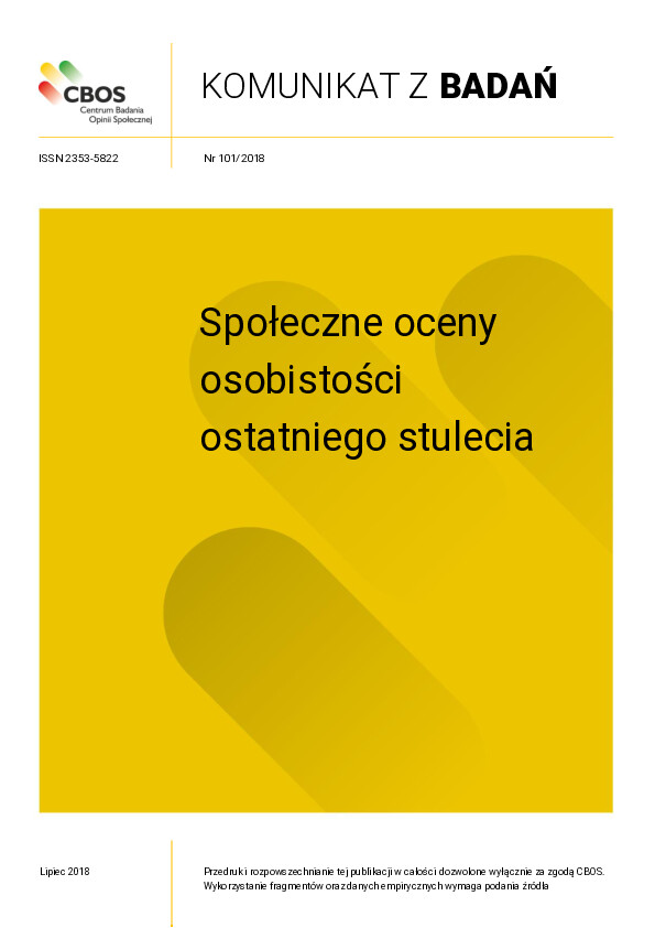 Okładka komunikatu Nr 101/2018