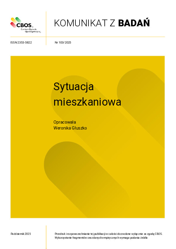 Okładka komunikatu Nr 103/2025