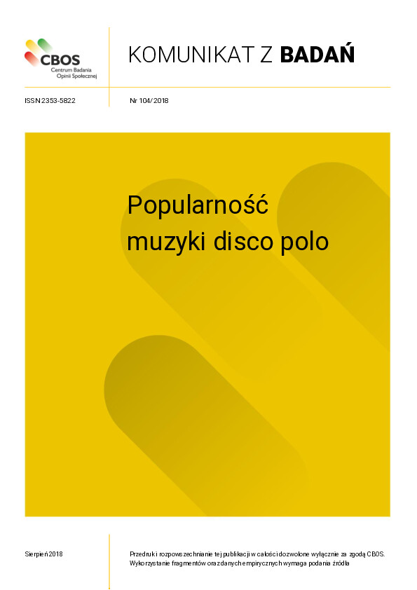 Okładka komunikatu Nr 104/2018