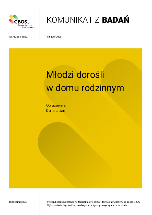 Okładka komunikatu Nr 108/2025