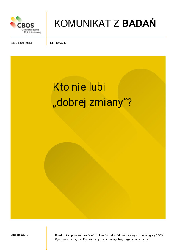 Okładka komunikatu Nr 115/2017