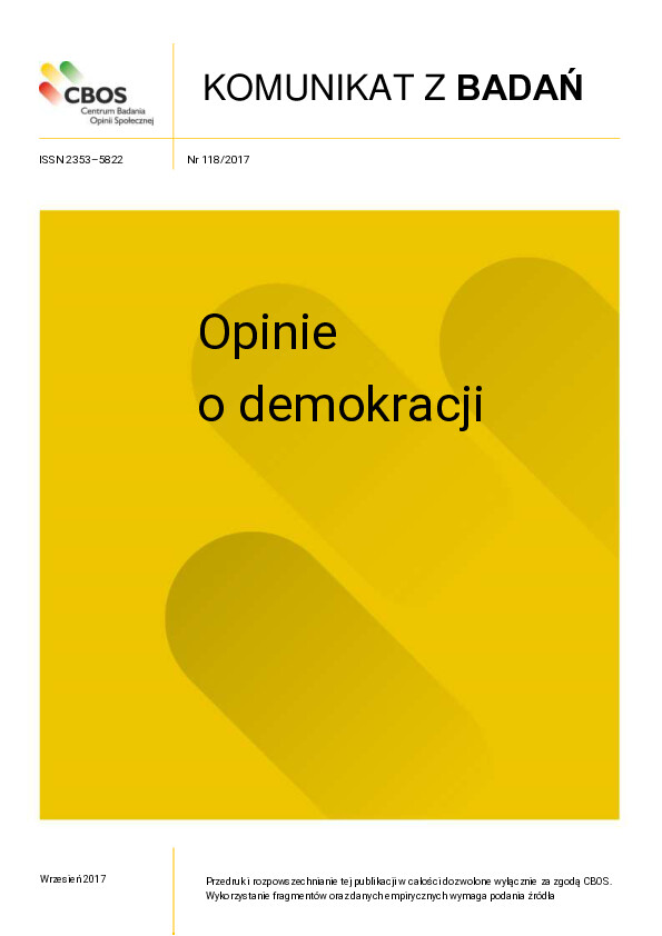 Okładka komunikatu Nr 118/2017