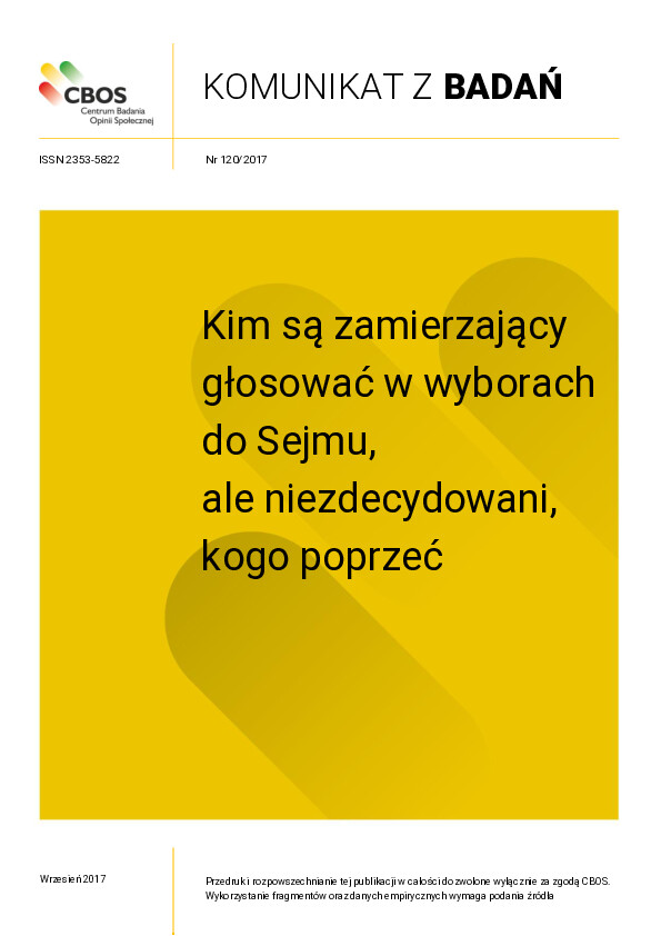 Okładka komunikatu Nr 120/2017