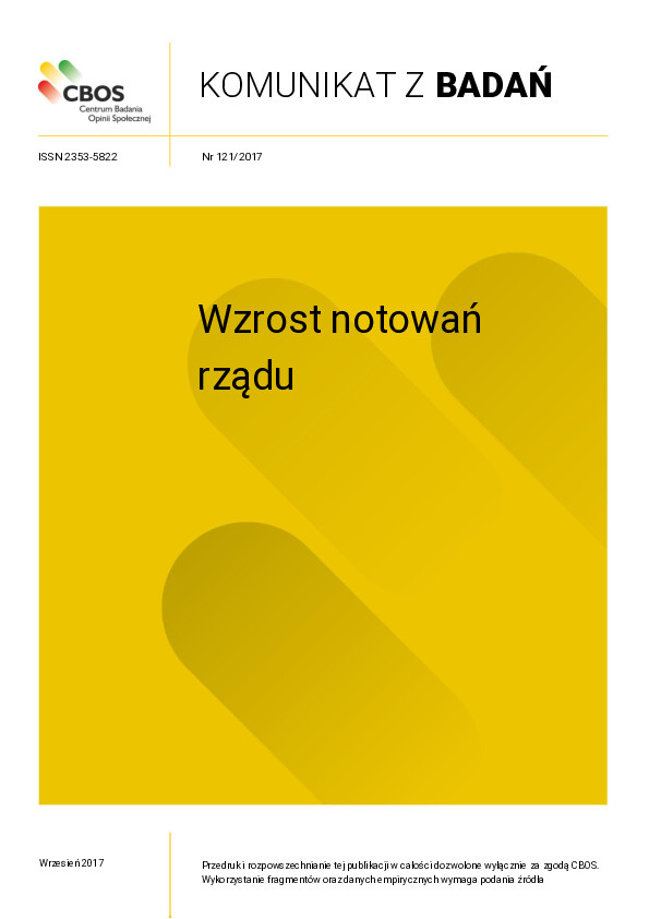 Okładka komunikatu Nr 121/2017