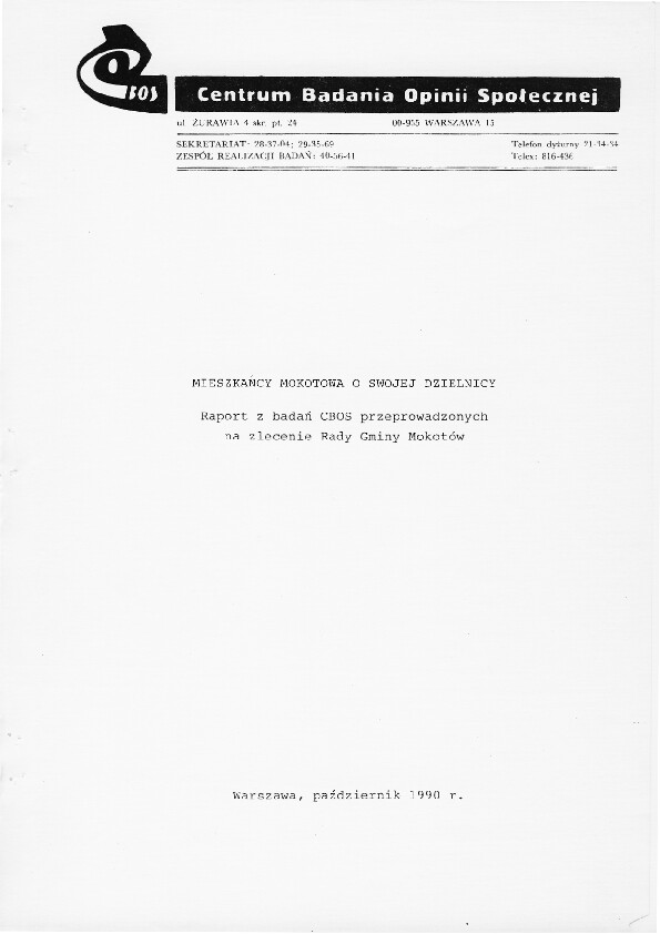 Okładka komunikatu 665/90