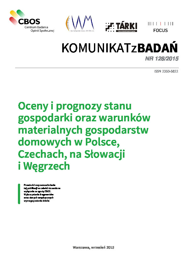 Okładka komunikatu Nr 128/2015